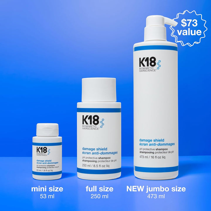 K18 Champú protector Damage Shield, reduce el encrespamiento y los...