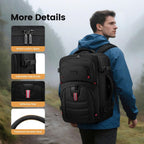 LOVEVOOK Mochila de viaje de 40L para hombres - Mochila de transporte