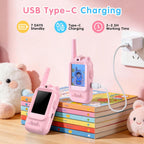 Walkie Talkies de video para niños paquete de 2 walkie
