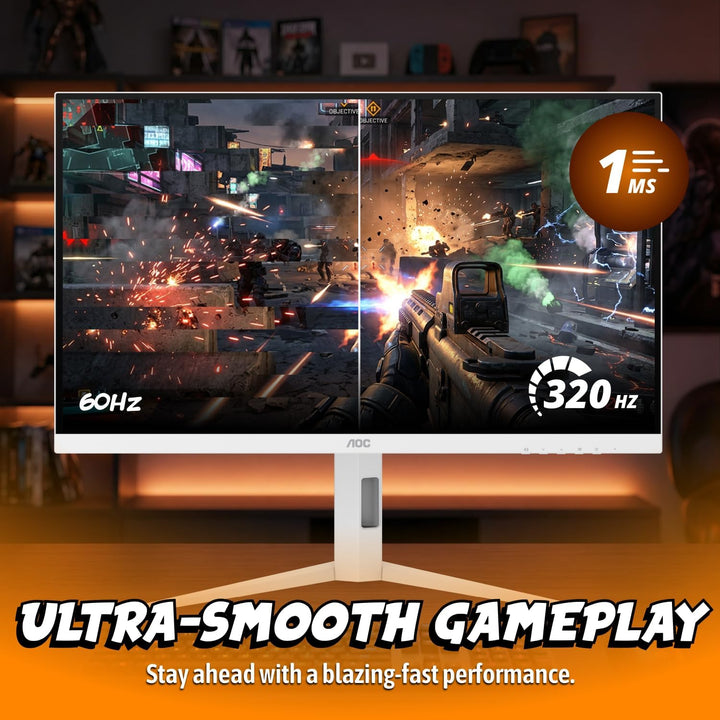 AOC Monitor para juegos Mini-LED de 27 pulgadas, QHD 2560×1440, 320...