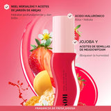 Gisou Aceite labial hidratante con infusión de miel, hidratante nut...