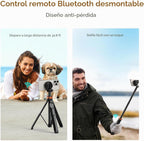 K&F CONCEPT Trípode magnético para selfie de 63 pulgadas