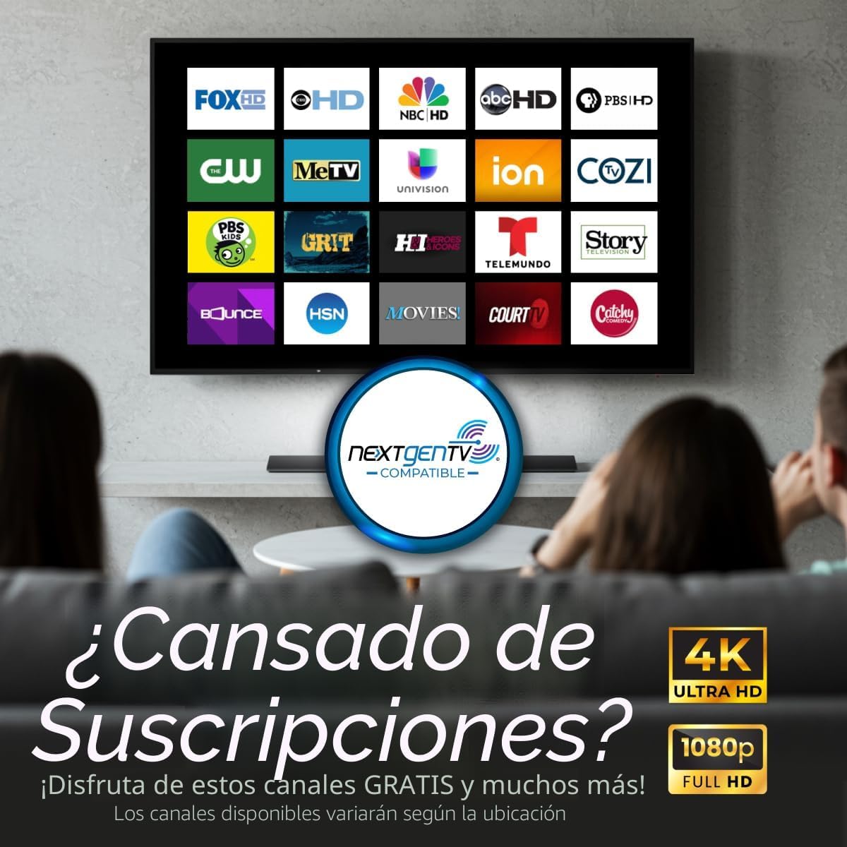 Antennas Direct ClearStream Flex - Antena de TV amplificada para interiores, UHF VHF, multidireccional, reversible, rango de más de 50 millas, con amplificador Jolt Switch
