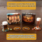 Do or Drink Wizards Tavern Strategy - Juego de cartas para beber para adultos de 21 años en adelante, juego de fiesta de fantasía caótica con hechizos, dados y posavasos | 2 a 8 jugadores, 170 cartas