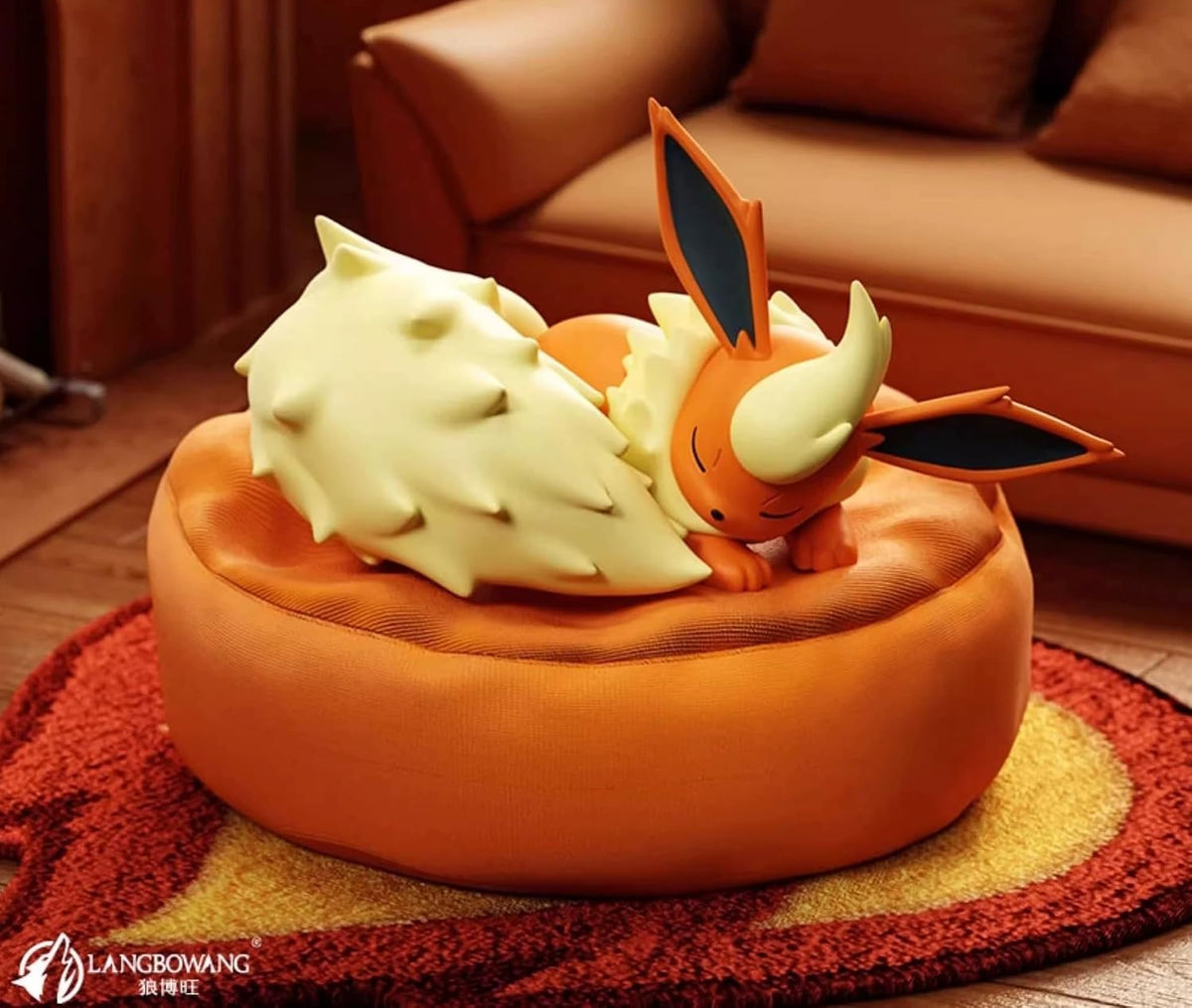 Pokemon - Caja ciega para dormir Eevee - con cama - Mini - Caja de acebo