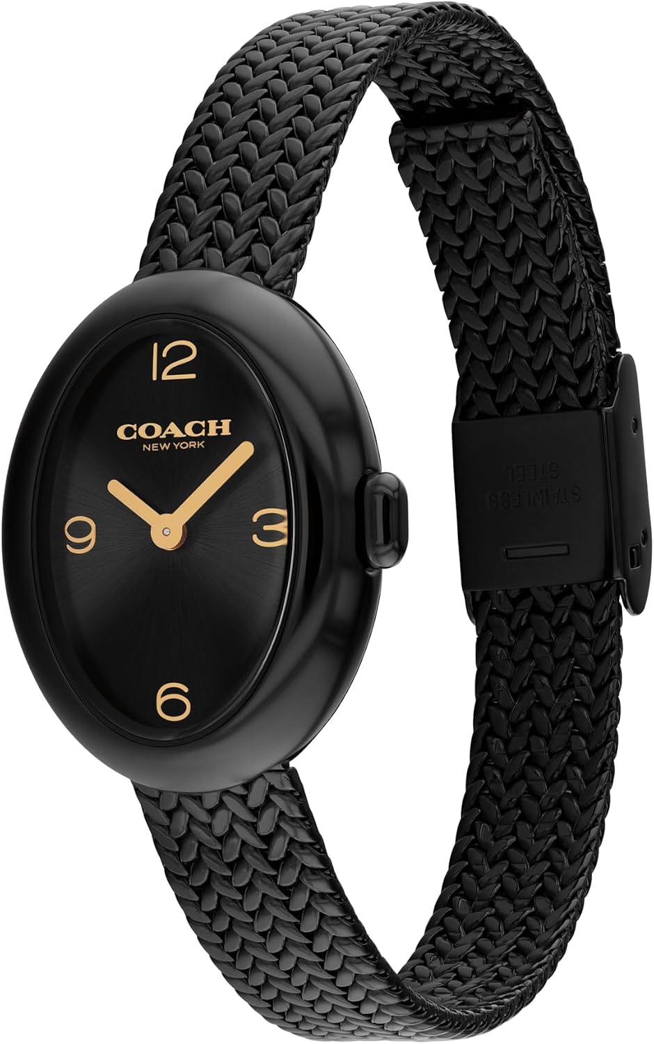 Reloj Coach para mujer Sammy 2H de cuarzo, caja ovalada pequeña de 22,5 mm, brazalete de malla de acero inoxidable, moda premium, uso diario - Regalo para ella