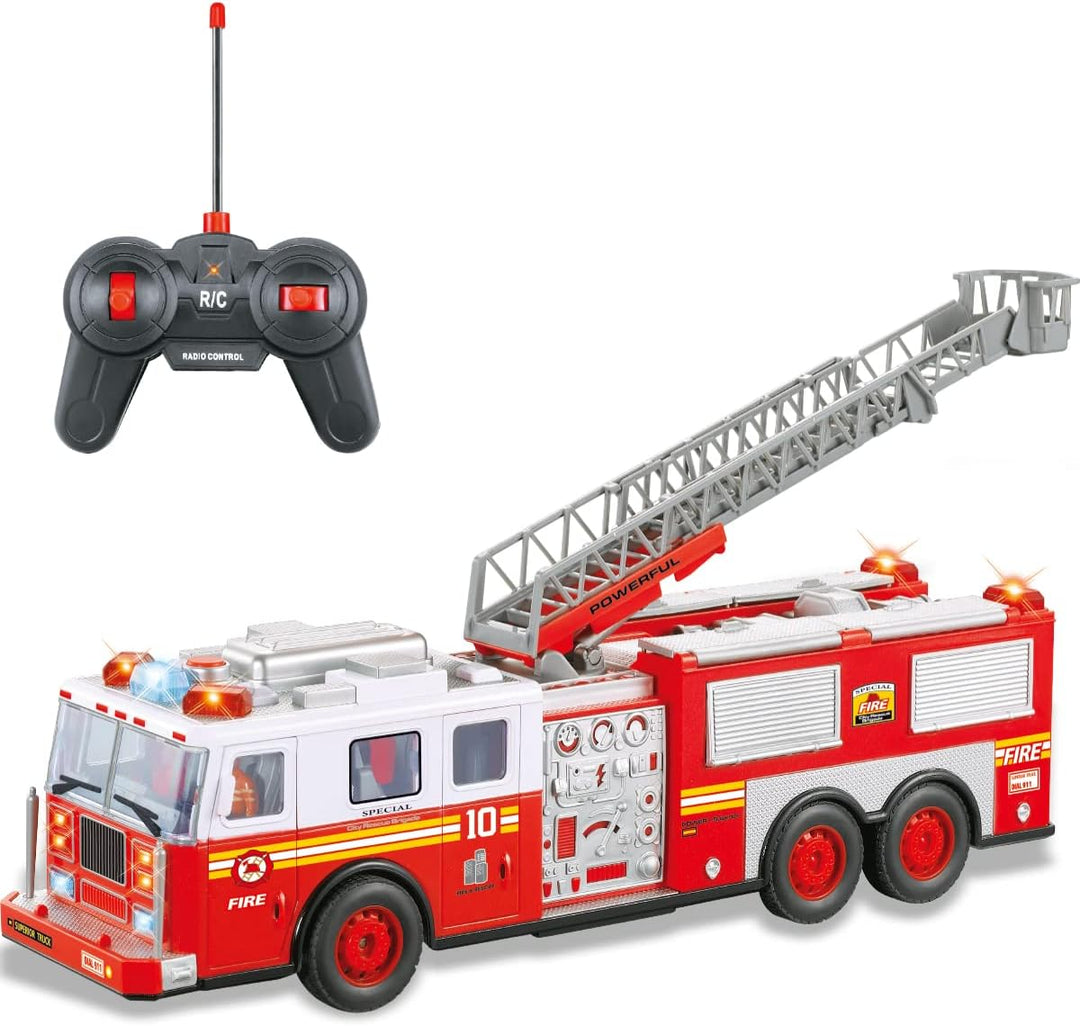 Liberty Imports Camión de bomberos RC \u2013 Camión de bomberos de...
