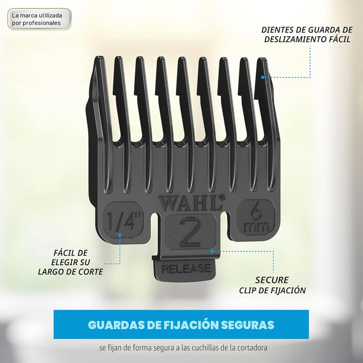 Wahl Clippers Home Pro - Cortapelos recargable sin cable para hombr...