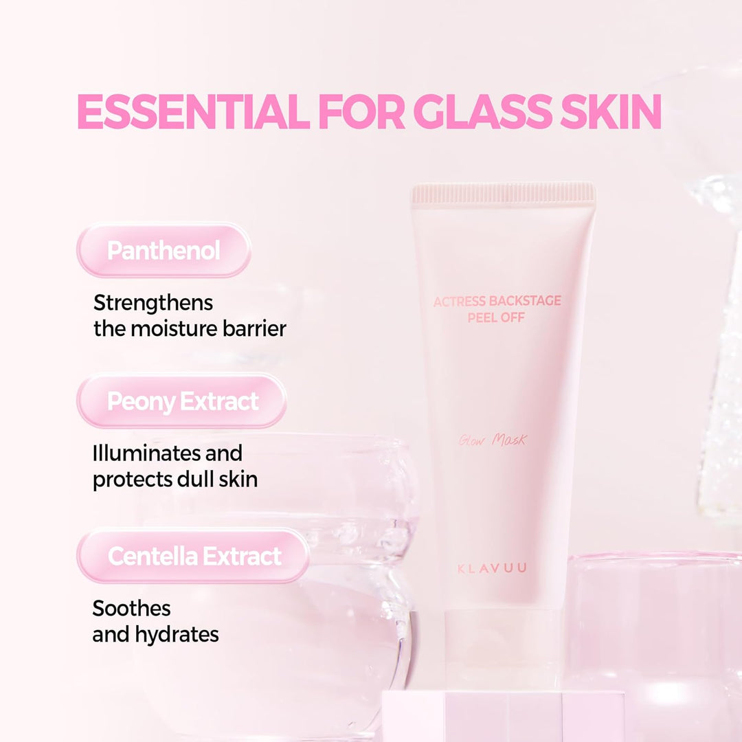 KLAVUU Máscara facial de actriz Backstage Glow Peel Off (2.4 fl oz\...