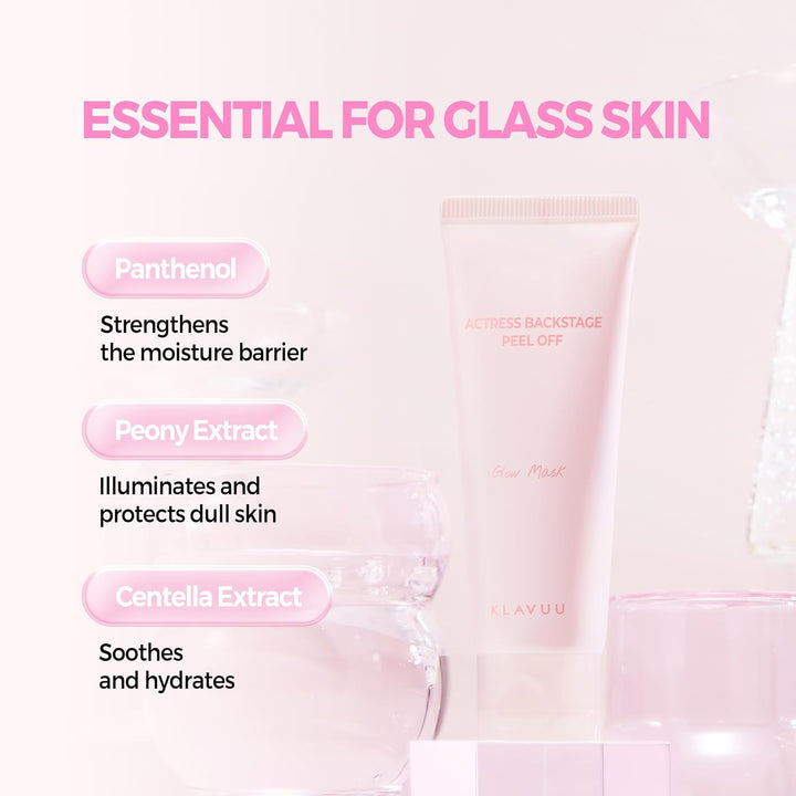 KLAVUU Máscara facial de actriz Backstage Glow Peel Off (2.4 fl oz\...