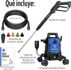 Westinghouse ePX3100 Lavadora eléctrica a presión, 2300 Max PSI 1.76 Max GPM con tecnología antigoteo, tanque de jabón a bordo, varilla de acero estilo profesional, juego de 5 boquillas, para autos