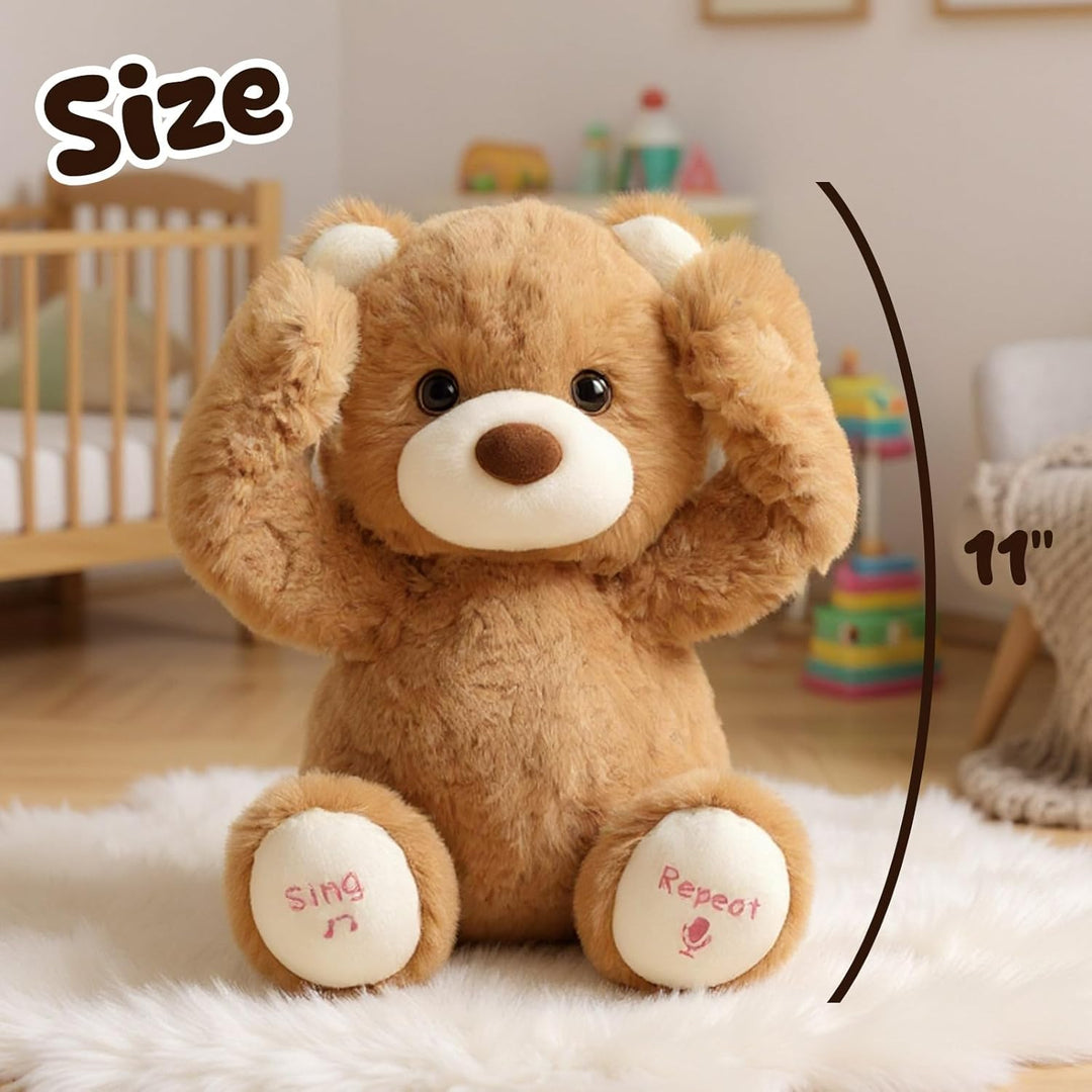 Hopearl Oso de Peluche Interactivo Peek A Boo Repite lo que Dices O...