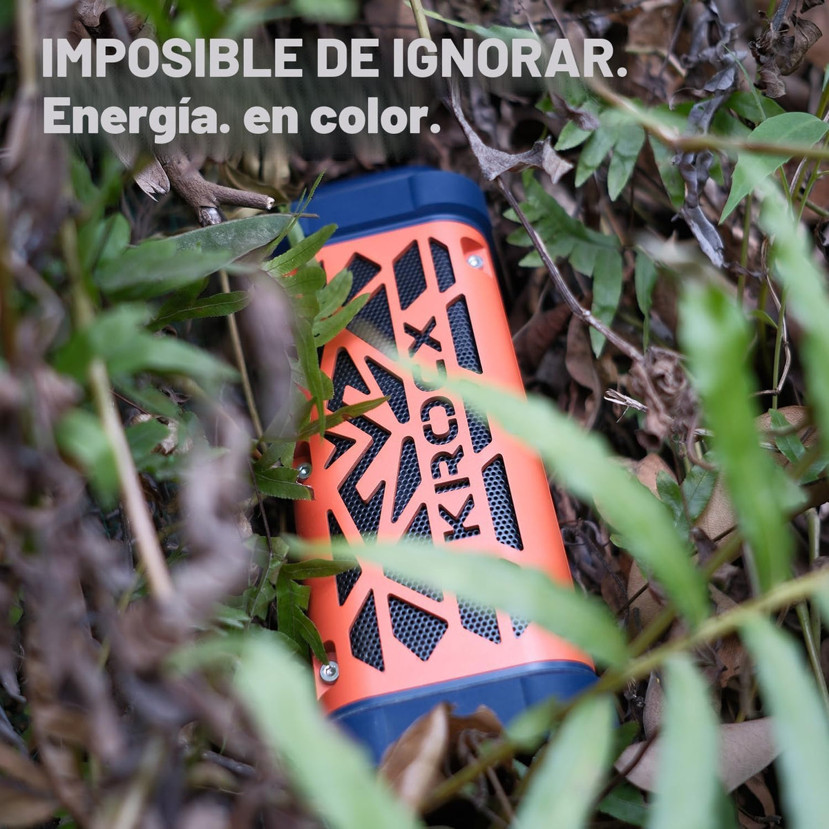 KROCX TRAVOR - Altavoz magnético de aluminio para exteriores, cuerp...
