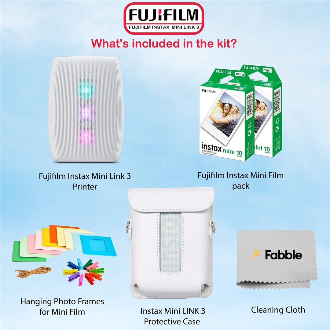 Fujifilm Instax Mini Link 3 Impresora para smartphone - Paquete de...