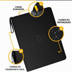 X PRO - Carpeta para tarjetas de más de 1000 tarjetas, viene con 200 fundas para tarjetas, compatible con TCG, Sports, MTG y más, carpeta de 16 bolsillos para tarjetas, carpeta TCG
