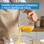 Juego de tazas medidoras de vidrio de 4 piezas