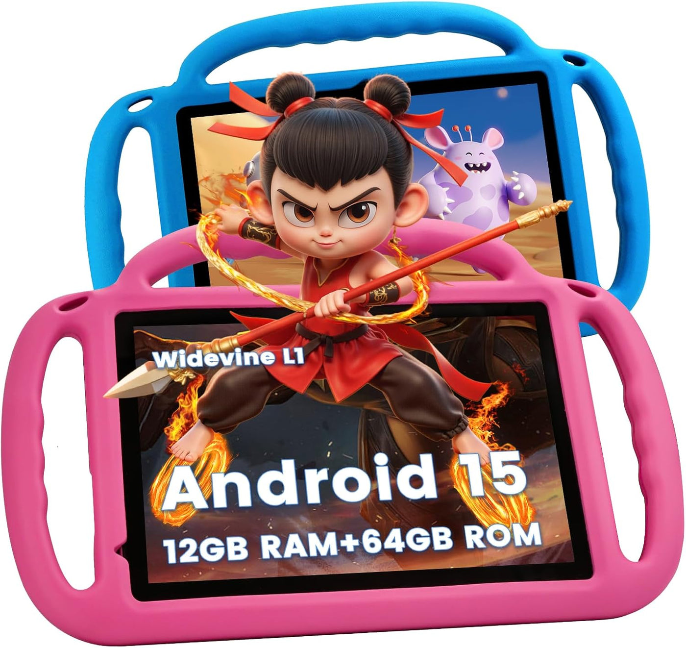 Tablet para niños Henadigi, tablet Android 15, 12 GB RAM 64 GB ROM...