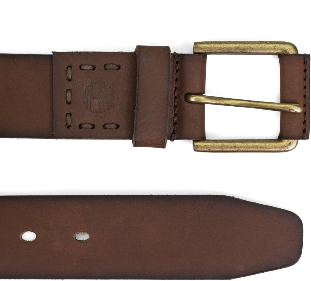 Timberland Cinturón clásico de cuero para hombre, casual, de todos...