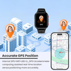Reloj inteligente K9 para niños, 4G AI reloj inteligente para niños con rastreador GPS, reloj de teléfono, videollamadas, AMOLED de 1.78 pulgadas, SOS, modo escolar, IP68 impermeable