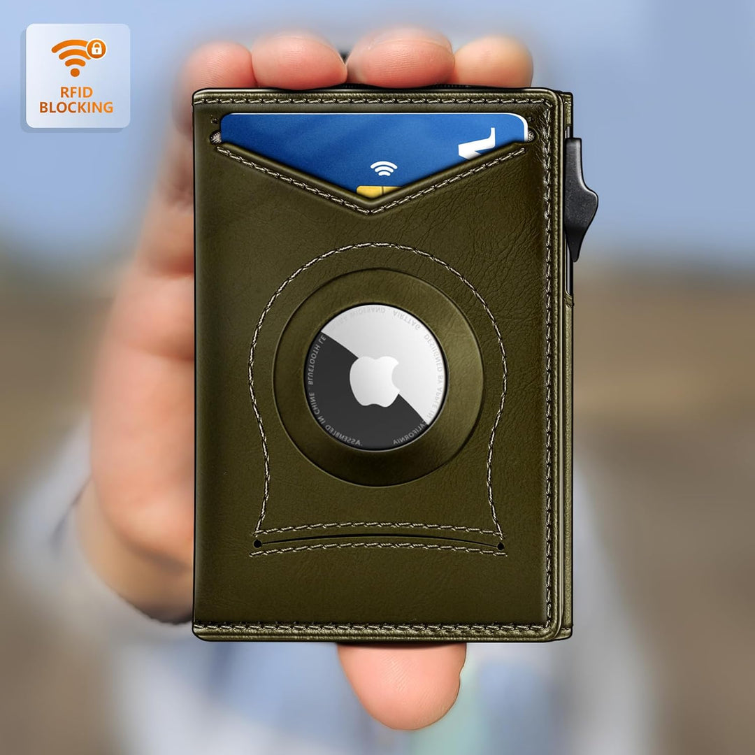 BULLIANT Billetera con clip para dinero, billetera delgada para reg...