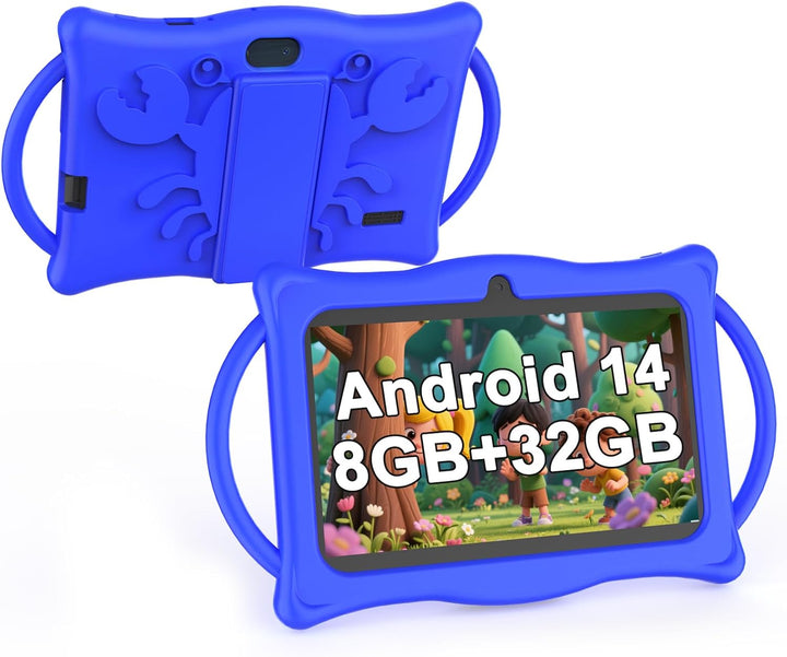 BYANDBY Tableta para Niños, Tableta Android 14 de 7 Pulgadas para N...