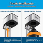 Brio Sistema de filtro de agua para debajo del fregadero de 11 pulgadas para grifo de cocina y baño, carcasa única de 3 etapas, filtros de 0.5 micrones PFAS, cloro, plomo, mercurio + | 10,000 galones o 2 años | Certificado NSF 42 y 372
