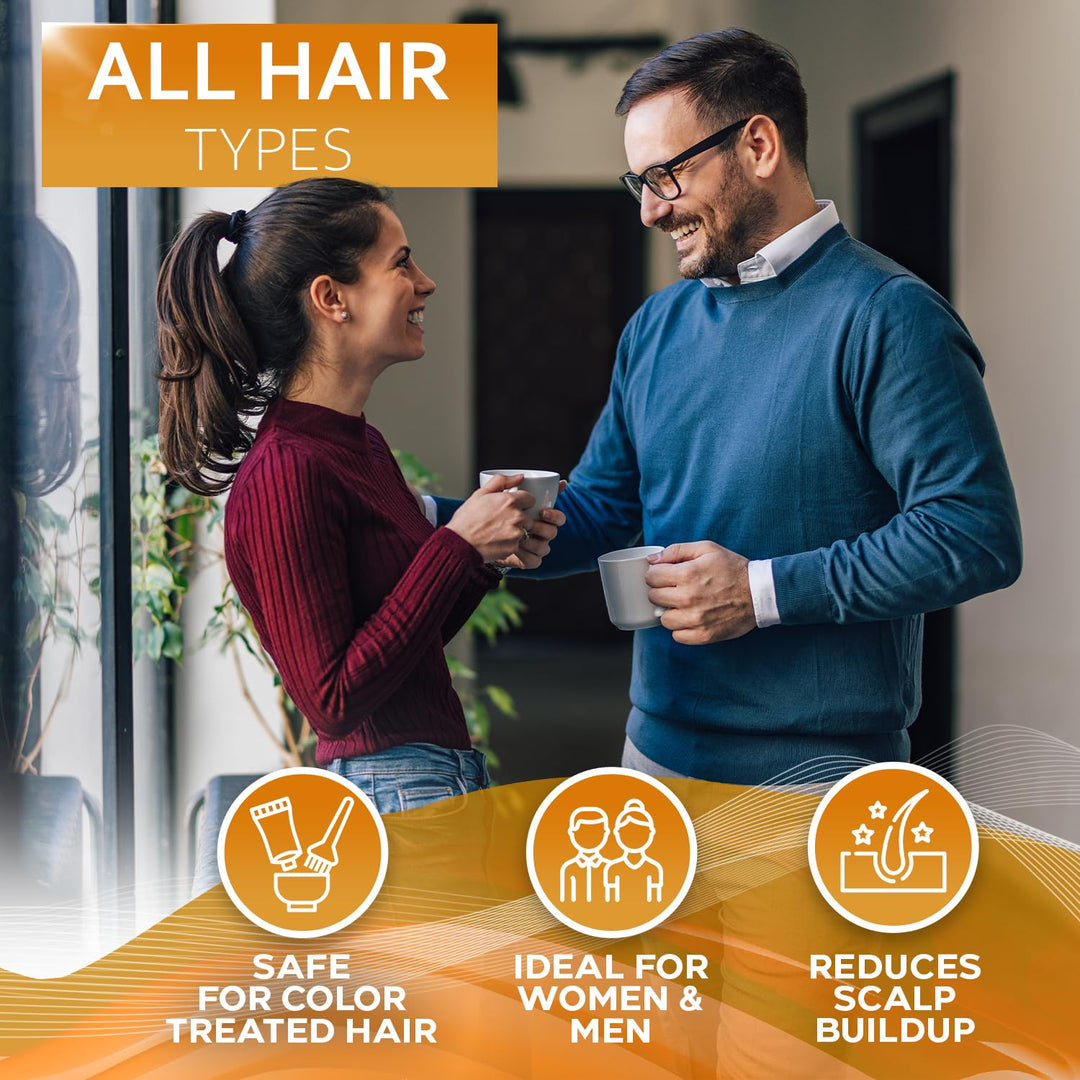 BELLISSO - Set de champú y acondicionador para cabello graso unisex...