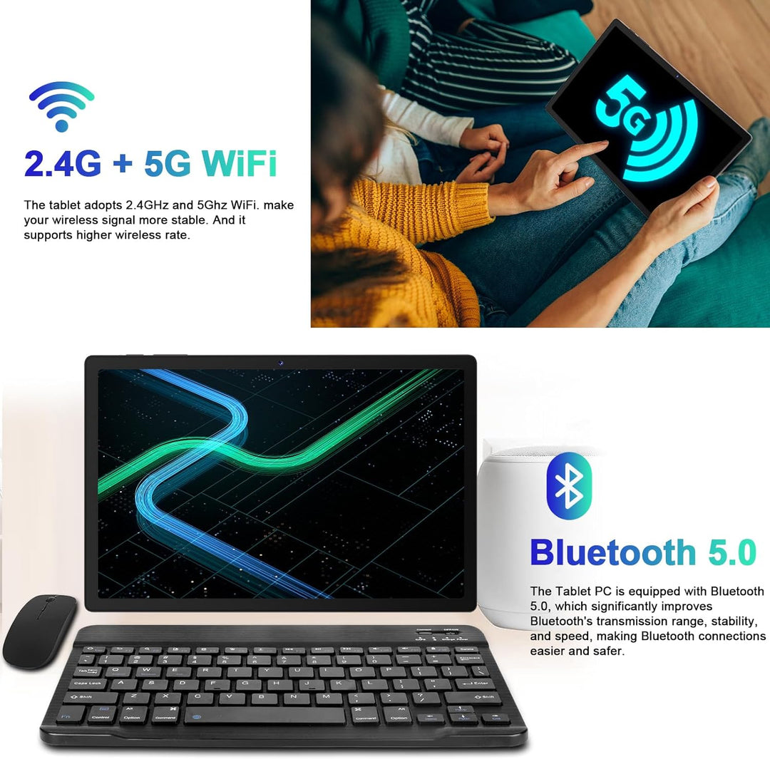 SEBBE 2026 Tablet 11 Pulgadas Android, Pantalla AI Géminis 2K, 16GB...