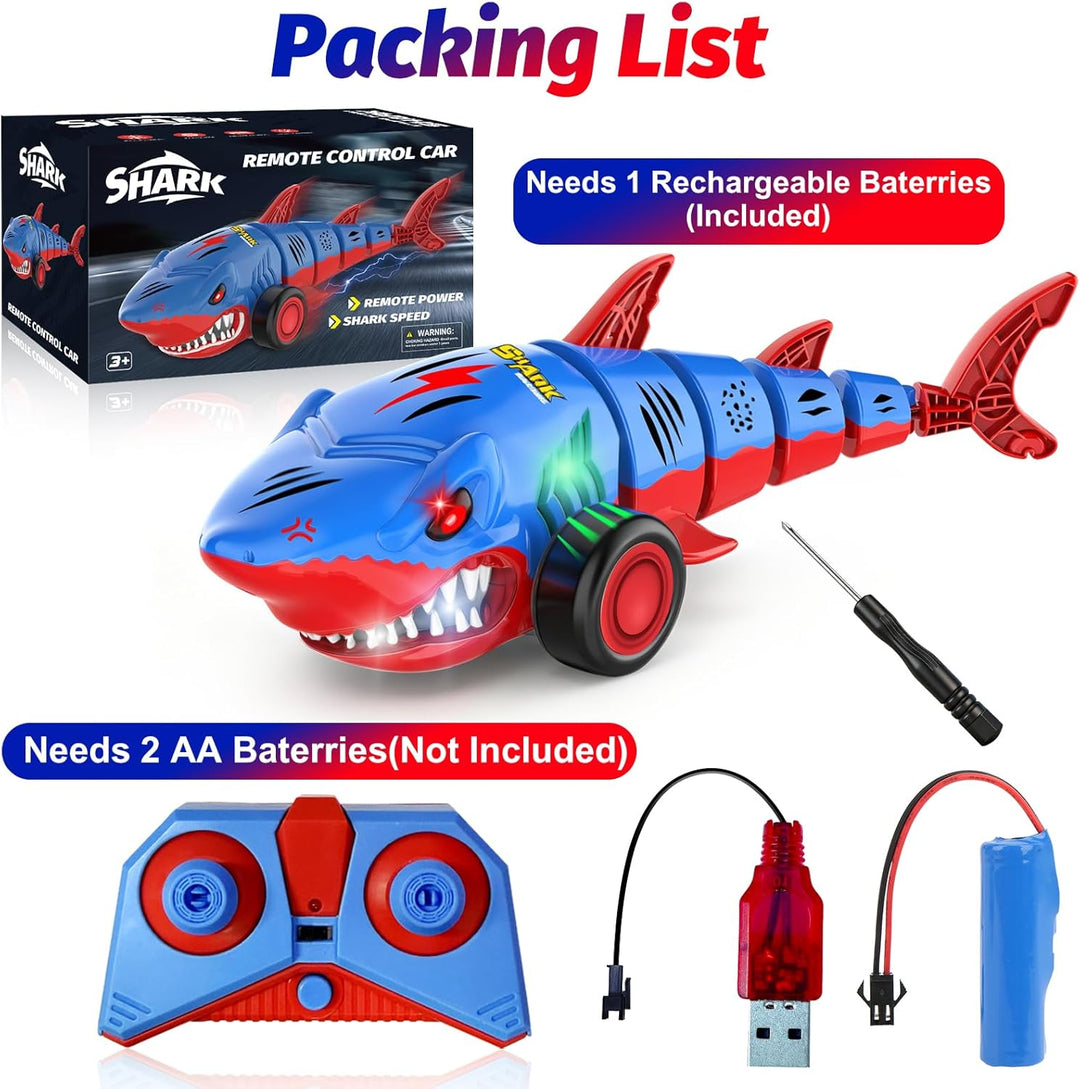 Laradola Coche de juguete Shark RC para niños vehículo de