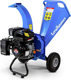 Landworks Mini-trituradora para madera resistente, 7 HP, diseño compacto, 3 pulgadas, capacidad máxima.