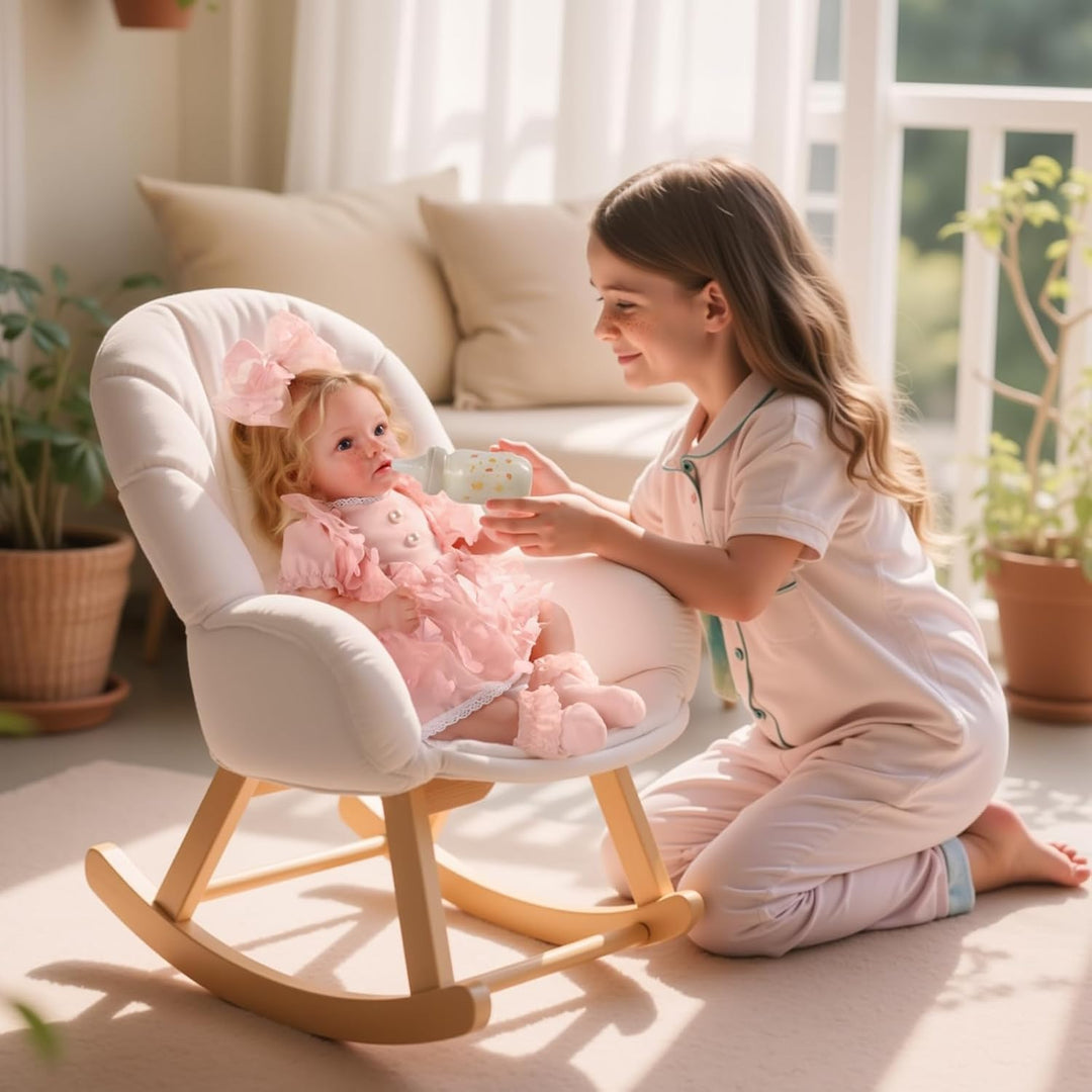 BABESIDE Muñecas Reborn de Bebé Niña con Pecas, 20 Pulgadas Realist...