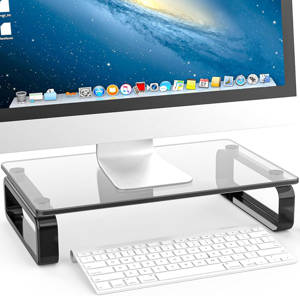 Soporte fijo para monitor de computadora.