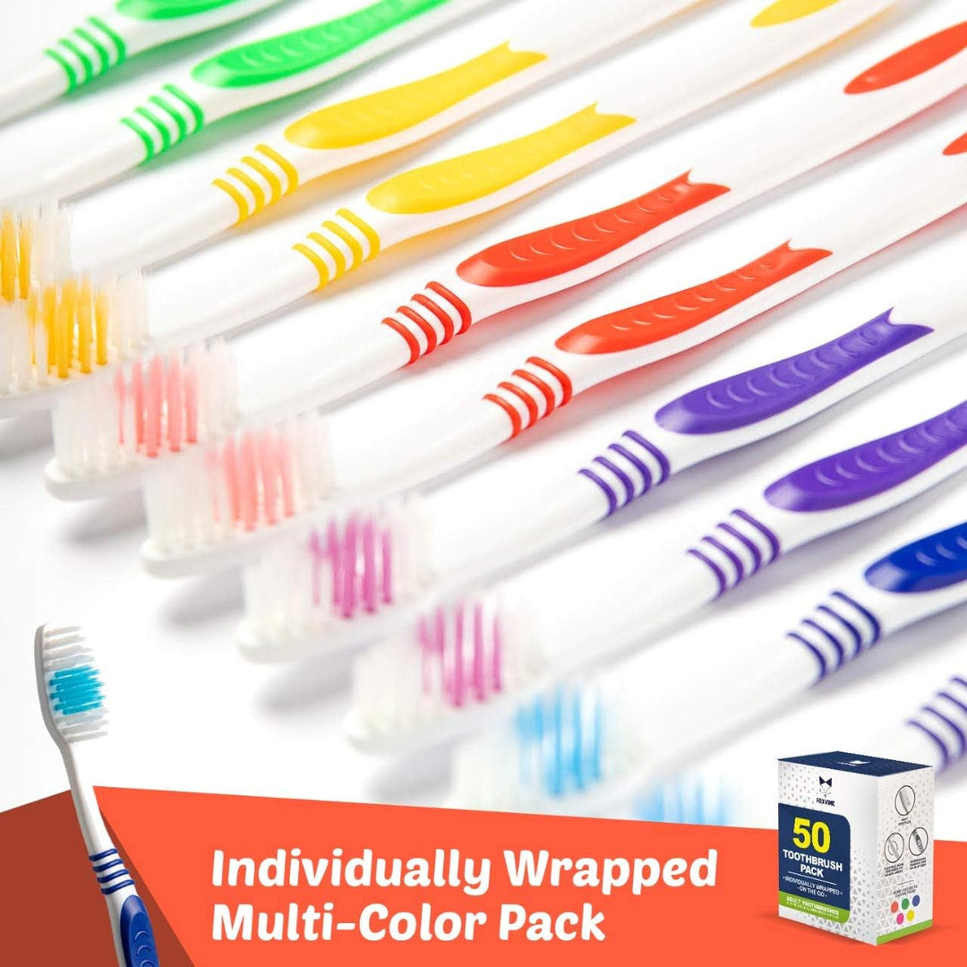 EcoFox Cepillos de dientes a granel 50 unidades | Juego de cepillos...