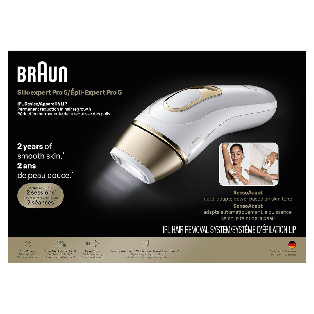 Braun IPL, Seda·Expert Pro 5, Depilación IPL para Mujeres y Hombres...
