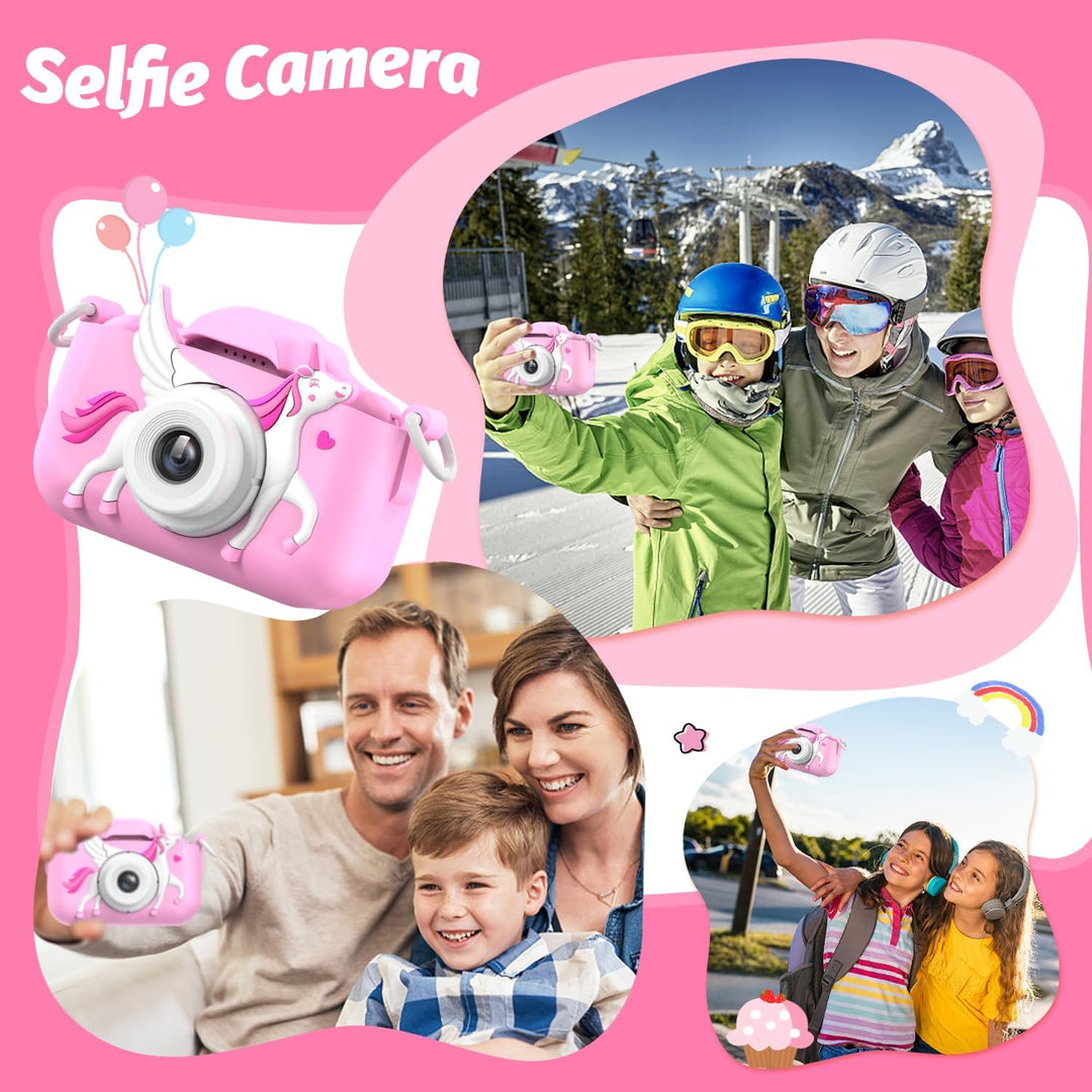 Goopow - Juguetes de cámara selfie para niños y niñas de 3 a 9 años...