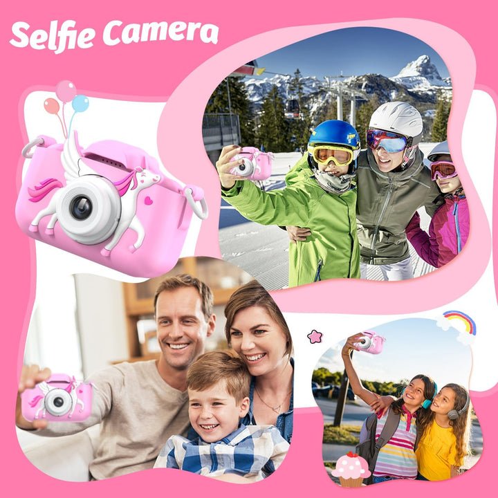 Goopow - Juguetes de cámara selfie para niños y niñas de 3 a 9 años...