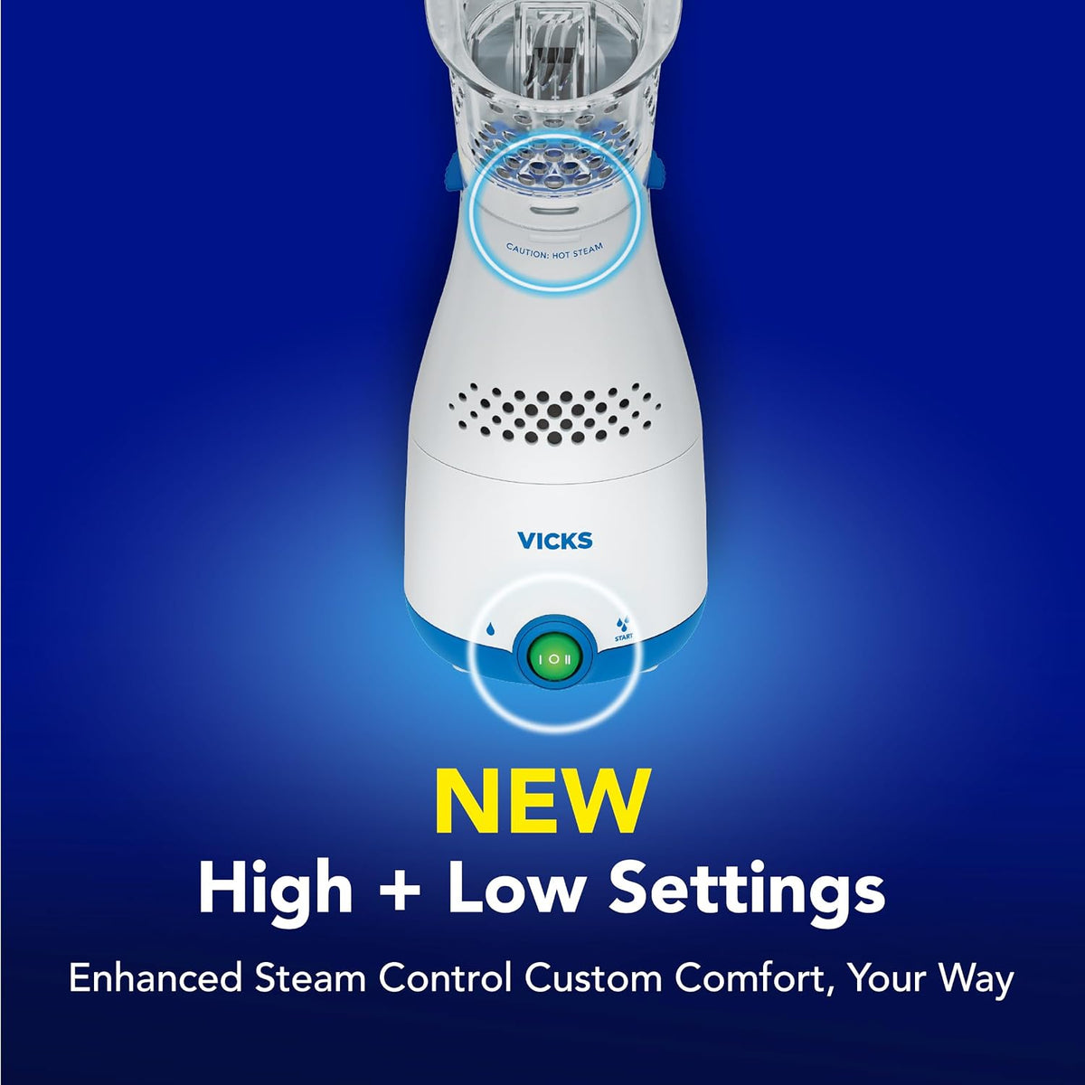Vicks Inhalador sinusal para alivio sinusal, funciona con VapoPads (1 incluido)