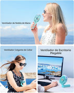 SWEETFULL Ventilador de nebulización portátil, ventilador personal...