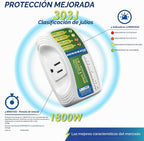 Refrigmatic Protector de voltaje y sobretensiones 2 en 1 para
