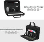 MOSISO Bolsa para computadora portátil para hombre, bolsa de comput...