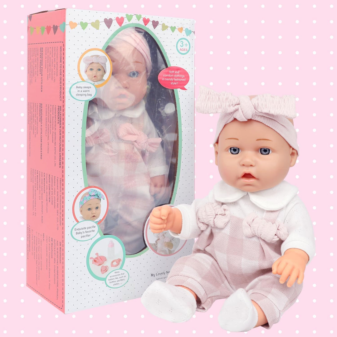 Ecore Fun Muñeca Bebé de 12" y Conjunto de Accesorios de Ropa -...