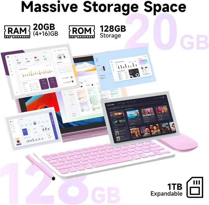 ICONLINK Tableta Android 15 de 10 pulgadas con funda 4+16 GB de RAM...