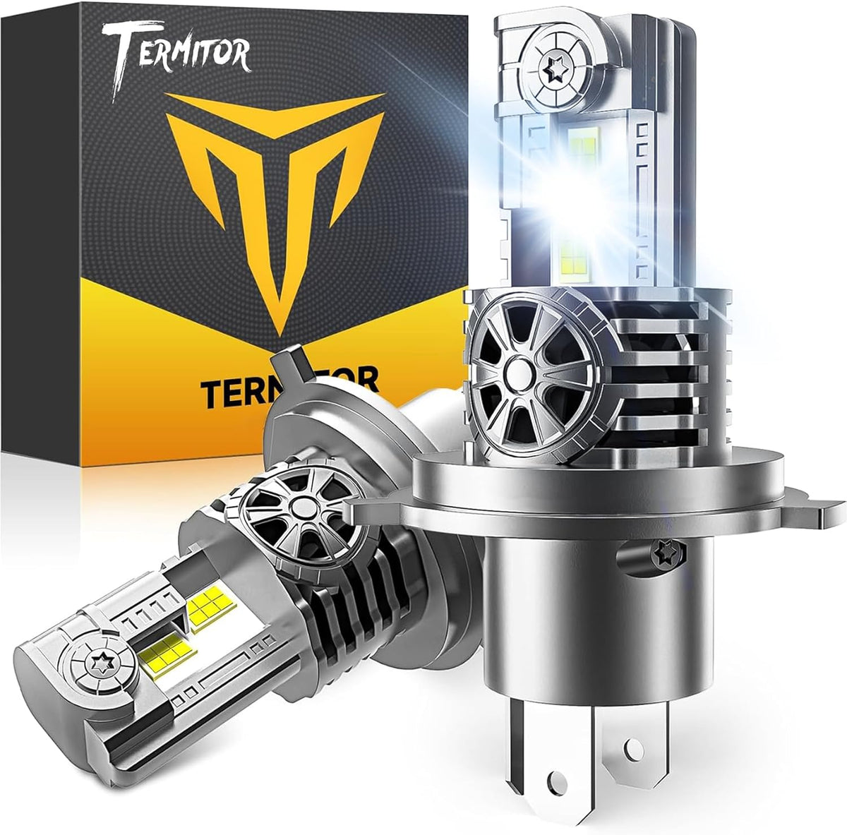 Termitor - Bombillas LED H4/9003, 90000LM 13X súper brillantes