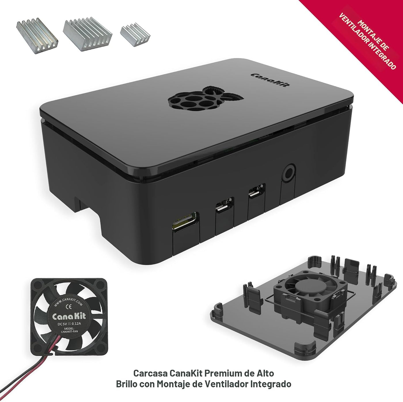 CanaKit Kit de inicio Raspberry Pi 4 - 2 GB de RAM