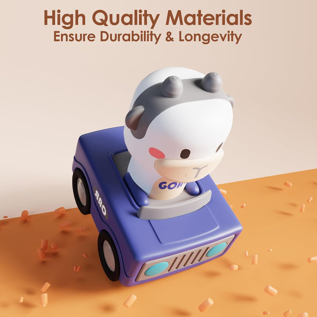 iPlay iLearn Juguetes de coche Press to Go para niños