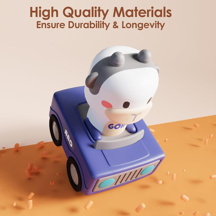 iPlay iLearn Juguetes de coche Press to Go para niños