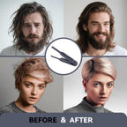 VIKICON Mini alisador de barba y cabello, plancha tipo lápiz inalámbrica