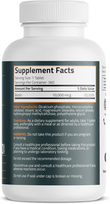Bronson Biotina 10,000mcg, Mejora la salud del cabello, la piel y l...