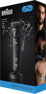 Braun Cortadora eléctrica de barba todo en uno serie 7 para hombre,...