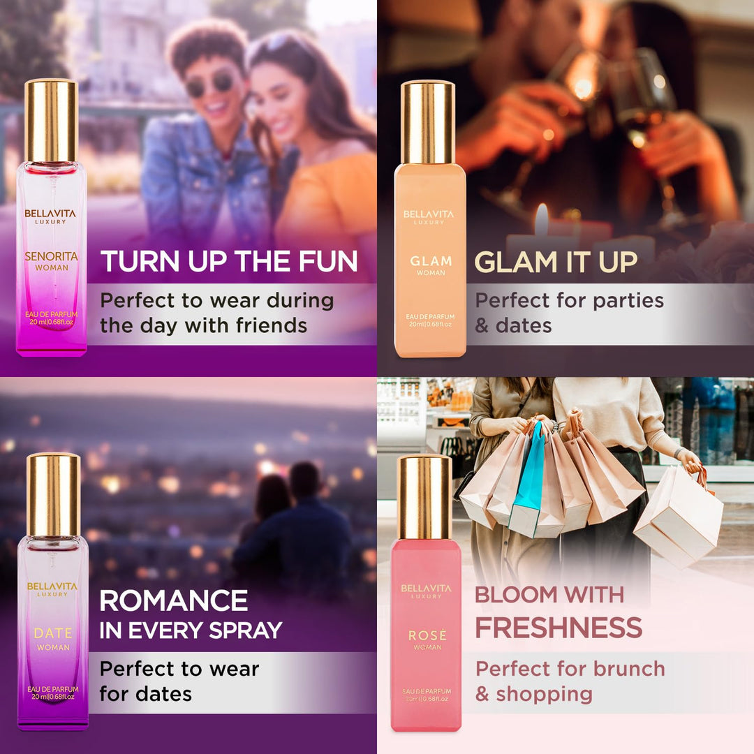 Bellavita - Set de regalo de perfume de lujo para mujer con notas d...